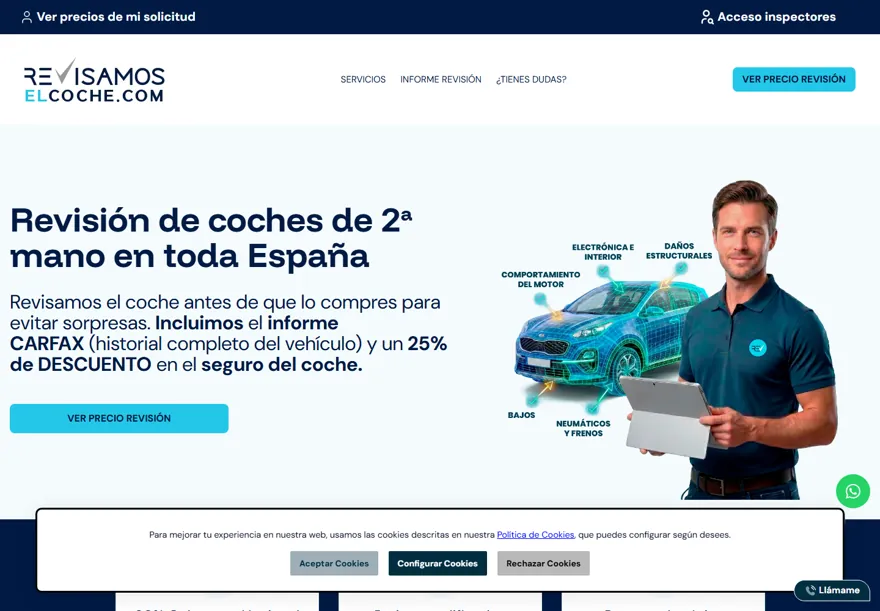 Portada de revisamoselcoche.com